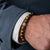 Bracelet Essentiel perle en pierre pour homme