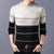 Pull rayé Slim Fit pour homme