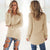 Pull tricoté long pour femme