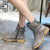 Bottines en Cuir Vintage