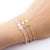 Bracelet minimaliste ananas pour femme