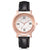 Montre pour dames en cuir & strass