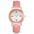 Montre pour dames en cuir & strass