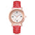 Montre pour dames en cuir & strass