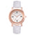 Montre pour dames en cuir & strass