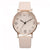 Montre Quartz pour femme avec un bracelet en cuir de luxe